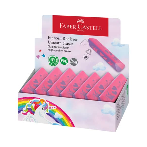 faber castell radierer pvc dust free einhorn 4005401887515 188751