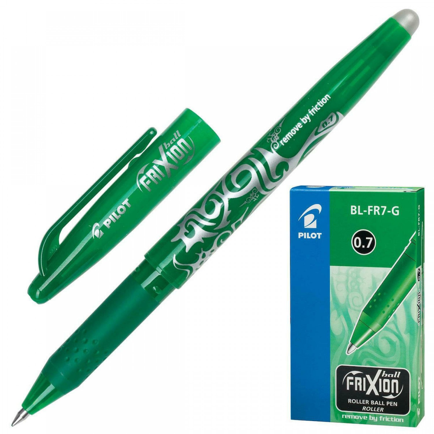 14028 pilot stylo gel 0 7mm me prasino melani frixion ball 1500x1500